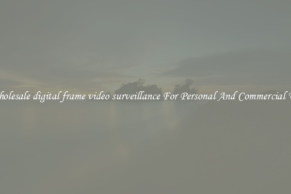 Wholesale digital frame video surveillance For Personal And Commercial Use