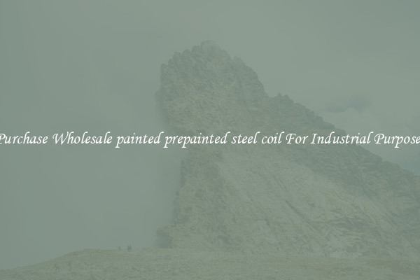 Purchase Wholesale painted prepainted steel coil For Industrial Purposes