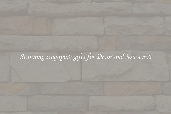 Stunning singapore gifts for Decor and Souvenirs