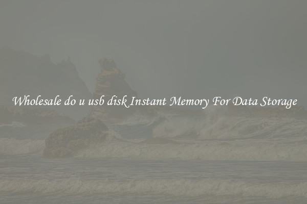 Wholesale do u usb disk Instant Memory For Data Storage