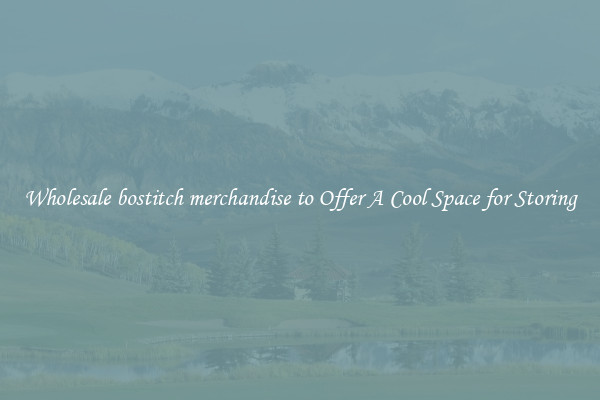 Wholesale bostitch merchandise to Offer A Cool Space for Storing