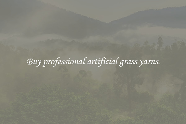 Buy professional artificial grass yarns.