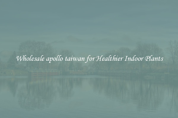 Wholesale apollo taiwan for Healthier Indoor Plants