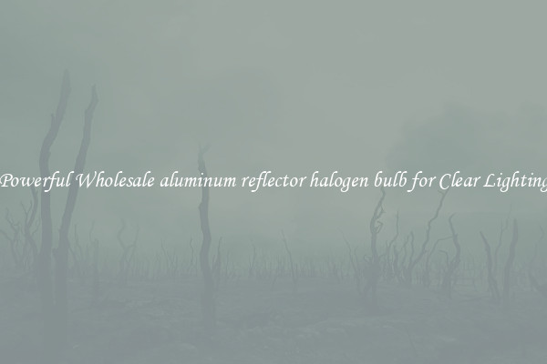 Powerful Wholesale aluminum reflector halogen bulb for Clear Lighting