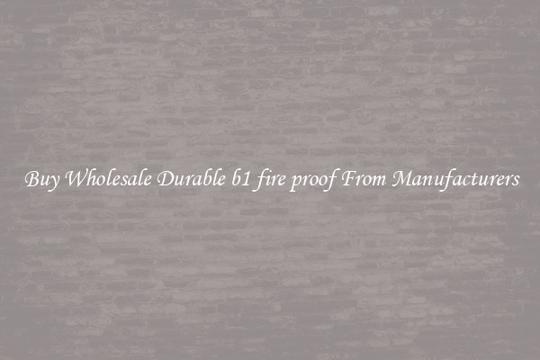 Buy Wholesale Durable b1 fire proof From Manufacturers