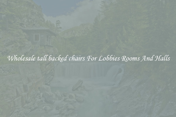 Wholesale tall backed chairs For Lobbies Rooms And Halls