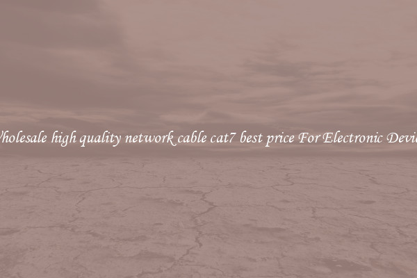 Wholesale high quality network cable cat7 best price For Electronic Devices