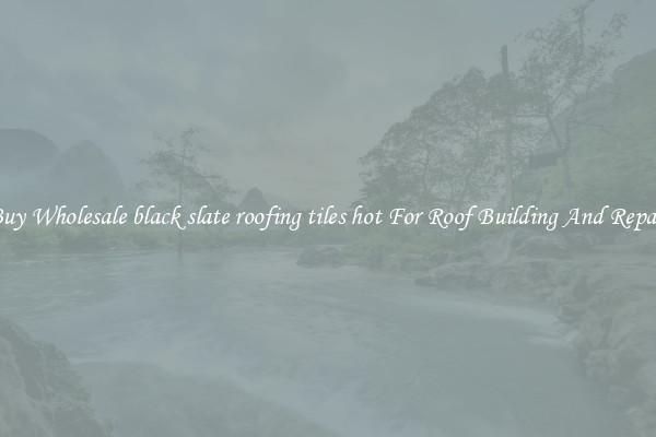 Buy Wholesale black slate roofing tiles hot For Roof Building And Repair